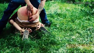 James Oakleigh & his buddy dominate tattooed dude with a wild threesome in the great outdoors