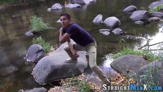 Watch this straight Asian teen get a hot load of jizz on his face after a wild fuck - 3 image