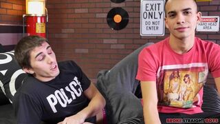 Justin Riggs gets a mouthful & takes a big load