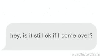 Watch Cute Dark Haired Twink Rides George Mason & Danny Bianchi take it hard in wild anal session