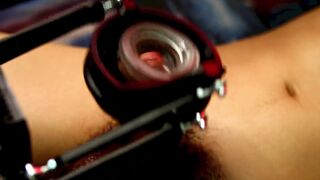 Watch this kinky amateur guy test his manhood with a kinky toy until it's ready to wear off!