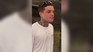 Watch Euerickdiaz's skinny body struggle to take on Diaz's massive dick