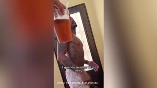 Watch skinny, bareback black and white pornstars Novin Carioca & Jhulian Moura get aroused in the forest by a skinny