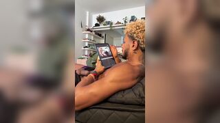 Watch Benjamin Xl, the gorgeous man, indulge in steamy solo action in the bathroom