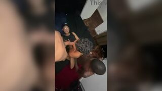 Our sneaky couple share their first time on Red - Full Episode on Red - Hot POV action with foot play, ass licking and creampie!