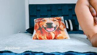 Watch a young bisexual twink's first anal hook and solo masturbation show with Dreichwe - 11 image