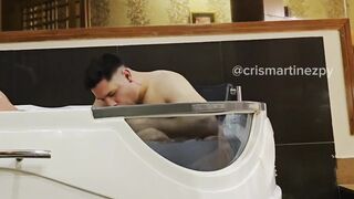 Watch Benjamin Bratt, Gay Lukas & Gayxxx21 in wild table sex with exotic costums and twinked bodies