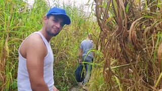 Perseu Teu Semi Deus goes wild with raw ass-to-mouth action in ruins of the trail