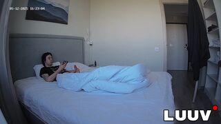 Lucien Spicy's first solo session ends in a real orgasm - watch now!