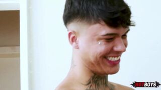 Cassio & Nicoly Carioca team up to give their friend's hubby a raw, kinky threesome