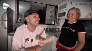 My horny mother-in-law & Lara have a wild time with my young man & his huge dildo