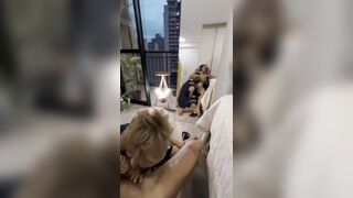 Jho Klauss & Cauan Wink get wild after work - Real skinny body, boy on boy, and bareback!