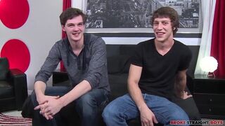 Paul Canon & Jamie Del Rey's first time bareback with a hung straight dude - full video!