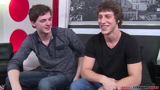 Paul Canon & Jamie Del Rey's first time bareback with a hung straight dude - full video!