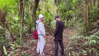 Maloka & Euerickdiaz get down and dirty with a personal trainer after a hard workout