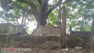 TheBlack HunterR: A Brazilian babe gets off on park boot fetish & kinky boot play