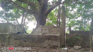 TheBlack HunterR: A Brazilian babe gets off on park boot fetish & kinky boot play