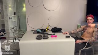 Petite Latina slave Euerickdiaz dominated and pounded hard by RickNeker