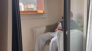 Stepson Max Gen nails tight ass of hot student Ethan Lestray with rough BBC pounding