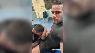 Ferrazonly & Rico Marlon get down & dirty in public train ride with messy facial