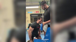 Ferrazonly & Rico Marlon get down & dirty in public train ride with messy facial