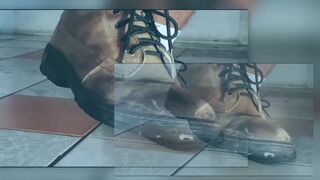 Watch MasterPiss's hairy armpits and white socks get soaked in hot cum in POV