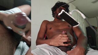 NaNdgasm goes wild with camera angles and dirty talk while getting off in homemade solo video