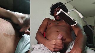 NaNdgasm goes wild with camera angles and dirty talk while getting off in homemade solo video