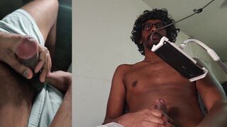 NaNdgasm goes wild with camera angles and dirty talk while getting off in homemade solo video