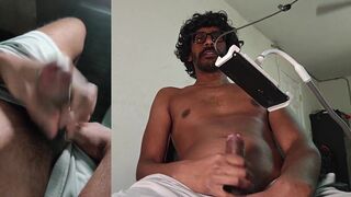 NaNdgasm goes wild with camera angles and dirty talk while getting off in homemade solo video