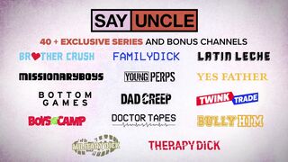 Stepuncle visits and pounds Felipe & Daniel in steamy POV action