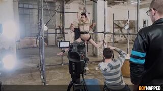 Elio Amari's tight holes stretched by Sean Taylor in a wild BDSM threesome