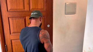 Leo Alfredo and Felipe Nuru get their first taste of raw milk from their nerdy friend's belly after intense fisting session