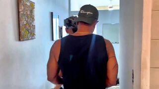 Leo Alfredo and Felipe Nuru get their first taste of raw milk from their nerdy friend's belly after intense fisting session