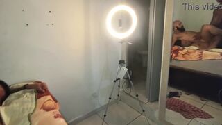 Part 2: Two guys give a hot, four-handed rubdown to their amateur slave (part 2)