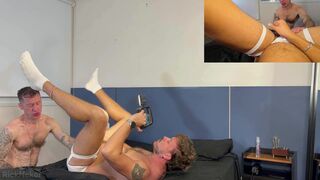 RickNeker and Gordon Levin dominate Brazilian dude's ass in hotel room