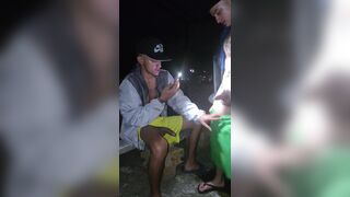 Watch Jhon Montoya & Javier Albarran take turns on a cruise ship passenger's skinny body in wild threesome action