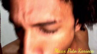 Neguim Reborn & Marcferri share a steamy orgy with cum-swallowing, ass-spreading, and cum-eating