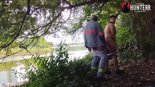 Watch Char Avila milk a Mexican guy's ass in public after getting him off in his underwear - 13 image