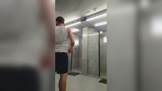 I almost got caught sniffing my way through the gym, but the guys almost caught me! - 4 image