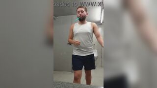 I almost got caught sniffing my way through the gym, but the guys almost caught me! - 9 image