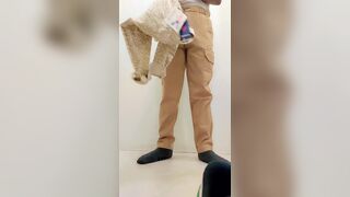 Watch Sissy Simran stripped down & humiliated by a young man in the office - 3 image