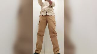 Watch Sissy Simran stripped down & humiliated by a young man in the office - 4 image