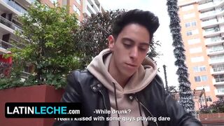 Watch Straight 18 Year Old Vincent Vega take a massive dick from behind for the first time! - 6 image