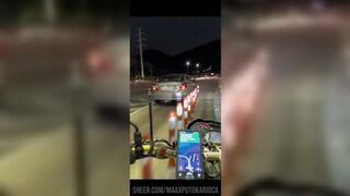 Mature Ninfa Arlequina takes on a different kind of cumshot: riding a courier with a twist! - 1 image