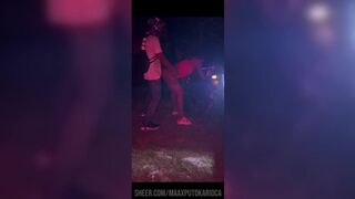 Mature Ninfa Arlequina takes on a different kind of cumshot: riding a courier with a twist! - 13 image