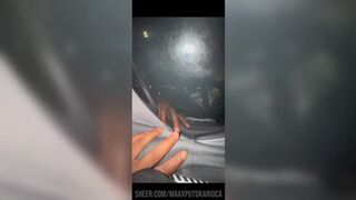 Mature Ninfa Arlequina takes on a different kind of cumshot: riding a courier with a twist! - 3 image