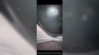 Mature Ninfa Arlequina takes on a different kind of cumshot: riding a courier with a twist! - 4 image