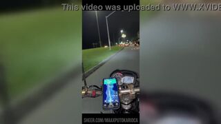 Mature Ninfa Arlequina takes on a different kind of cumshot: riding a courier with a twist! - 7 image