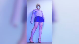 Xv77751 dominates in fishnet stockings & high heels, taking it from behind - 8 image